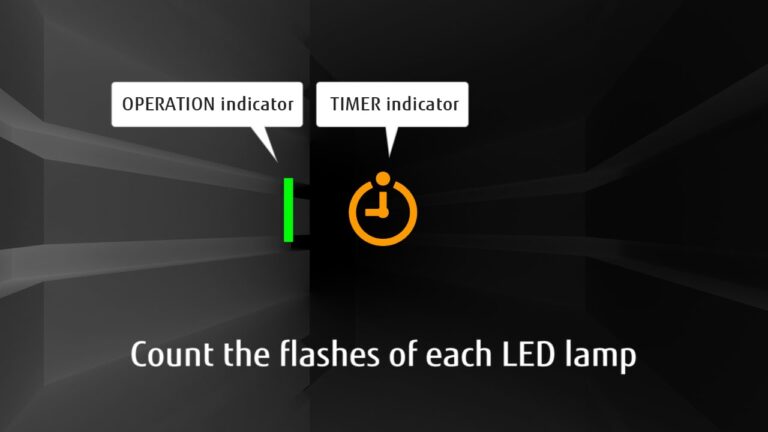 Fujitsu Halcyon Flashing Light Codes