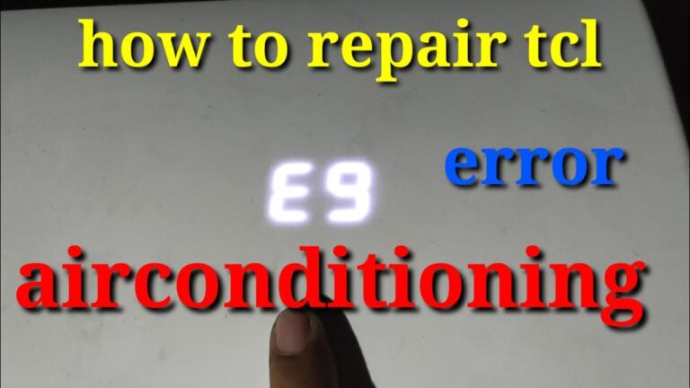 Hisense Air Conditioner Error Code E9