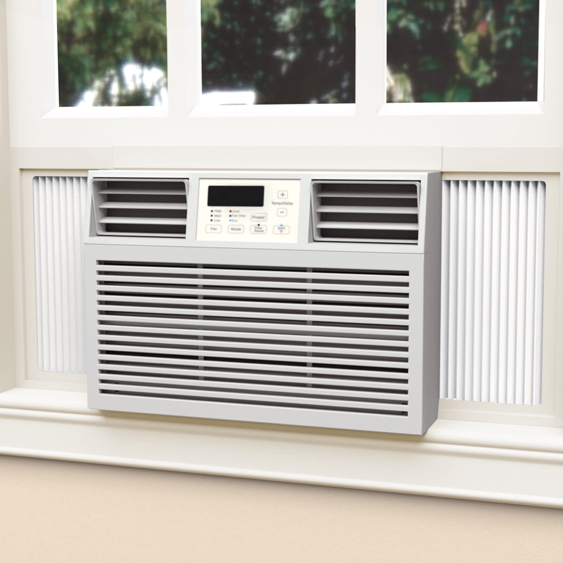 How to Cover Sides of Window Air Conditioner