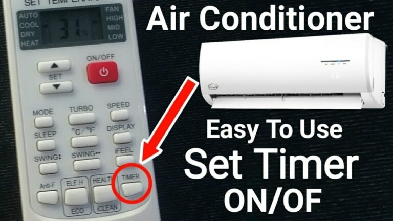 Can You Use A Timer On An Air Conditioner